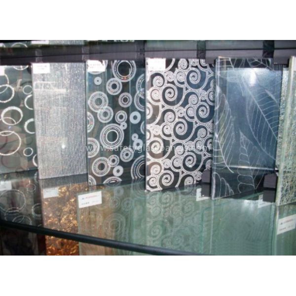 Clear Tempered Silkscreen Printed Glass 5mm 6mm 8mm For Transom Window