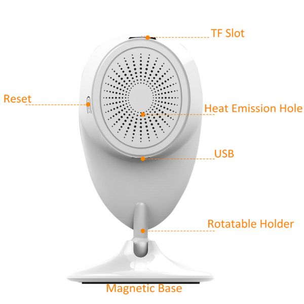 EC8 HD 720P Mini Wifi IP Camera Wireless P2P Baby Monitor Network Remote CCTV Surveillance DVR Camera Playback on App