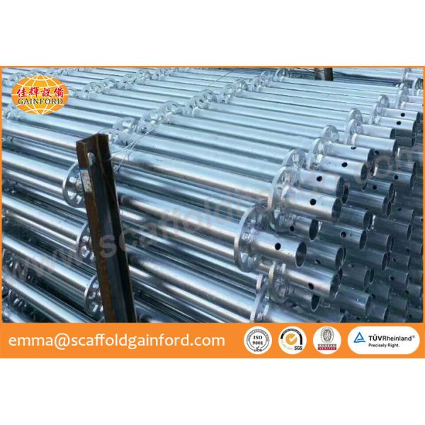 Indonesia project use scaffolding construction ring lock standard vertical for ring lock scaffold system