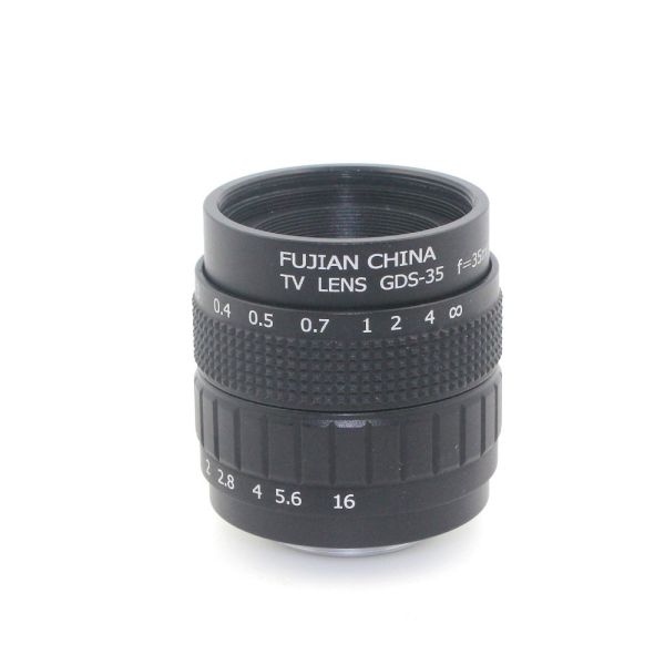 Professional 35mm f1.8 CCTV Lens C Mount CCTV Lens features alloy casing with