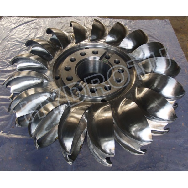 Pelton Wheel / Turbine Runner with Forge  CNC Machine for Power 2MW - 20MW