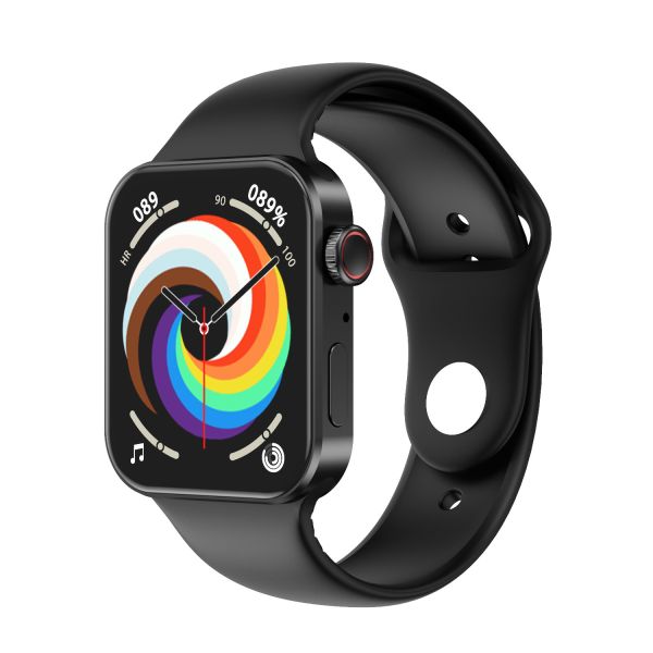 Full Touch Screen TFT Square Shape Smartwatch 200MAh Battery For Apple