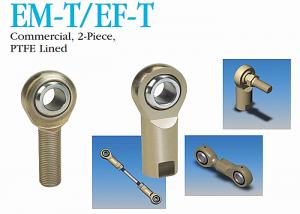 Cheap EM-T / EF-T Stainless Steel Heim Joint Rod Ends 2 - Piece PTFE Lined For Industrial for sale