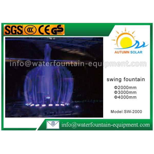 Round Shape Electric Water Fountain , Garden Water Fountains Diameter 4000 MM