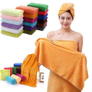Cheap 400gsm 70x140 All Purpose Hotel Quality Microfiber Bath Towel Quick Dry for sale