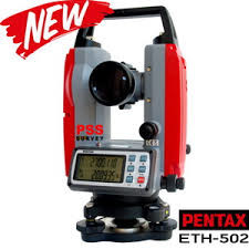 Hot sale Pentax Brand ETH502 Digital Theodolit 2 Precision With Red And Gray Color