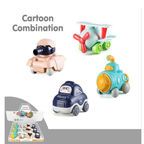 Factory Wholesale Children′s Toys Military Vehicles Toys Inertia Cars Friction Toys Cars Can Slide on The Ground