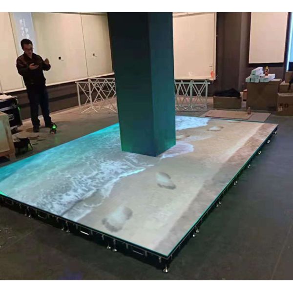 P4.81 Led Floor Tile Screen KTV Bar Indoor Full Color Led Display