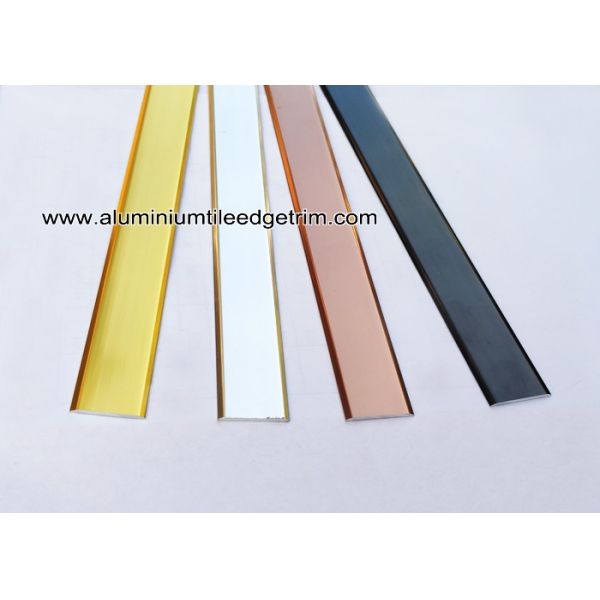 Interior Decorative Aluminum / Metal Flat Bar / Strip With 20mm Width