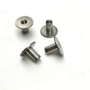 Cheap ODM Stainless Steel Hollow Rivets , 13x10mm Tubular Rivets For Metal Socket Head Barrel Nut for sale