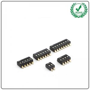China SPST 2.54mm SMD Dip Switch Waterproof Electronic PIANO Type on sale