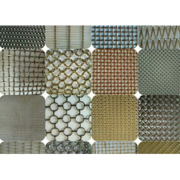 50% Open Area 7kgs/sqm Weight 3.2mm Thickness Decoration Wire Mesh for Interior and Exterior Decoration