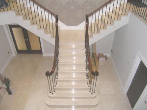 Cheap Stairs Tread Step And Risers China Factory Customized Size Marble Stone Slab Tile for sale