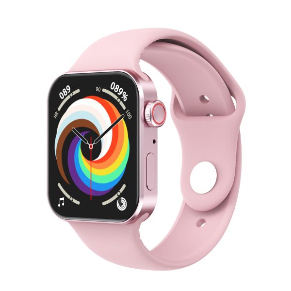 Full Touch Screen TFT Square Shape Smartwatch 200MAh Battery For Apple