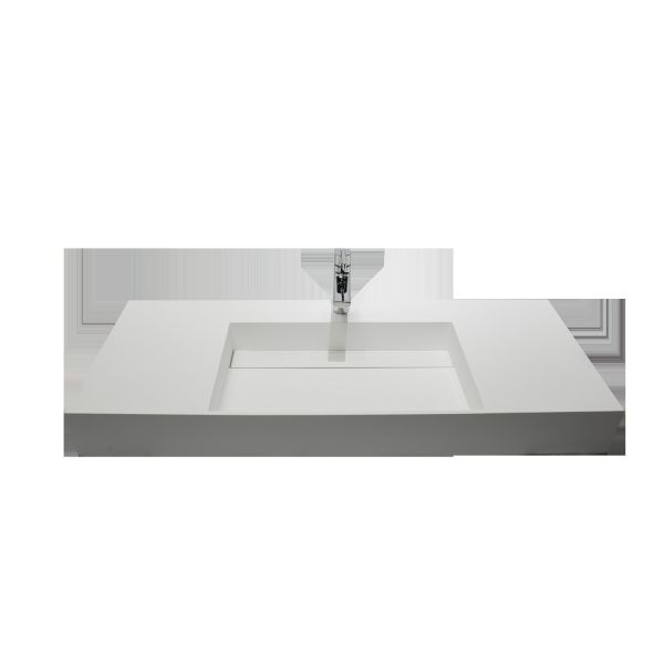 Smooth Wall Mounted Cloakroom Basin 900*480*130mm Easy To Install
