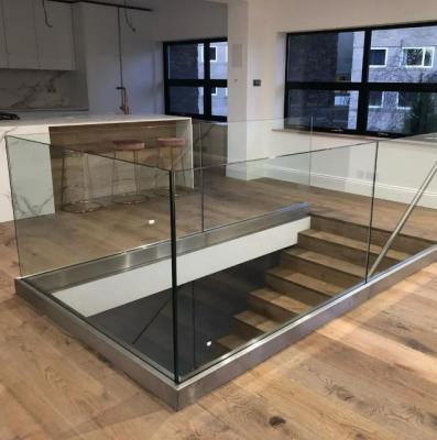 Custom Stainless Steel Glass Handrail for Indoor Outdoor Use