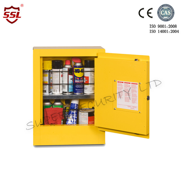Double Wall Chemical Storage Cabinets For Flammable Liquid , Fuel Storage Cabinets