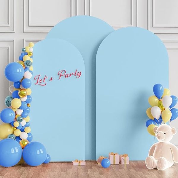 Wedding Arch Backdrop Covers Round Top Cover For Birthday Party Ceremony