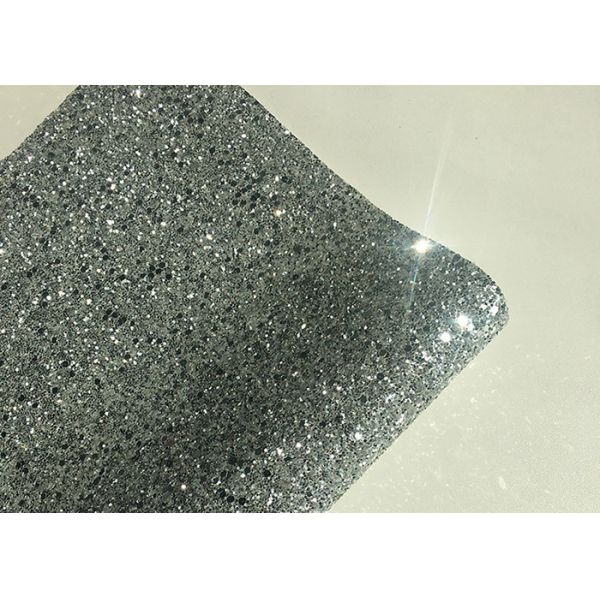 Wallpaper 50m/Roll Fireproof Glitter Faux Leather Fabric