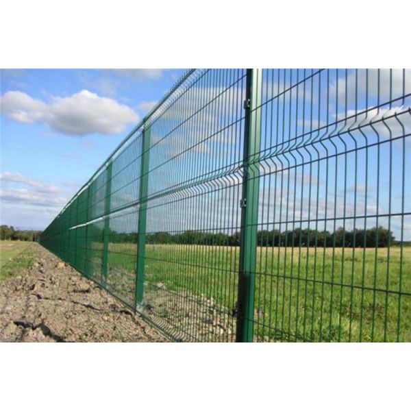 3D Welded Mesh Fencing Hot Dipped Galvanized RAL Color Customized