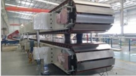10 ~ 12sets Roll Stands PU Sandwich Panel Machine Mineral Wool Sandwich Panel Line
