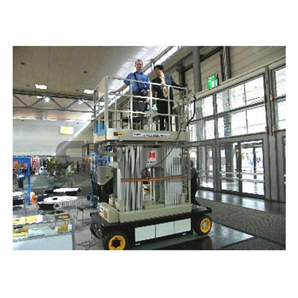 12m Stable Vertical Aluminum Work Platform For Continuous Aerial Working