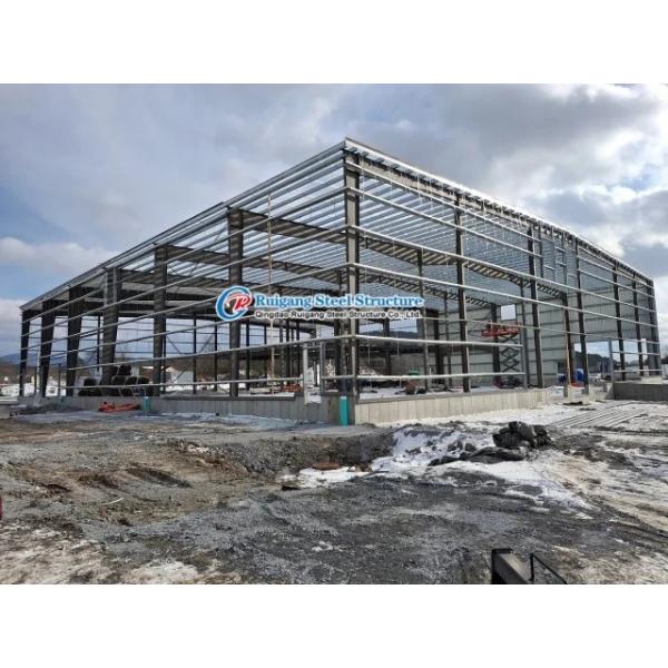 Hot Dip Galvanized Prefab Steel Structure Metal Warehouse Building Industrial