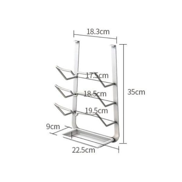 Install Without Hole Punch Kitchen Pull Basket / Stainless Steel Kitchen Lid Rack