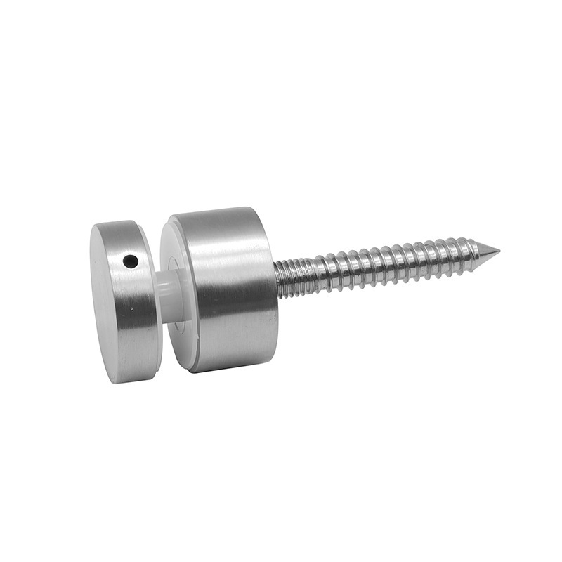 Side-Mounted Wooden Glass Stair Fixing Clip 304 Stainless Steel Solid Thickened Glass Nail Floating Stair Fixing Screw Modern