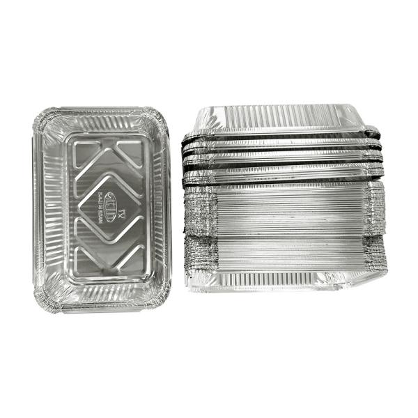 Food Packing Process Type Pulp Moulding Aluminum Foil Oven Tray for Convenient Baking