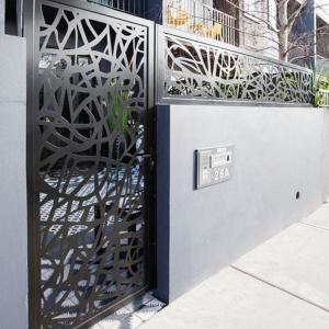 Cheap Square Powder Coated Aluminum Gate Exterior Sliding Door Design for sale