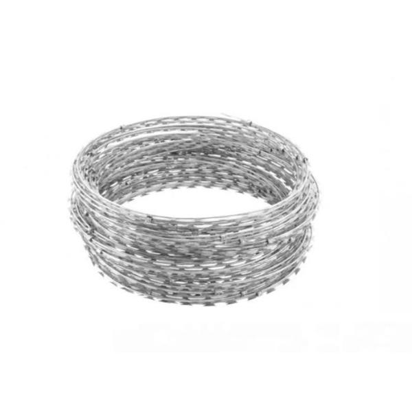 960mm Galvanized Concertina Security Fence Razor Barbed Wire Top