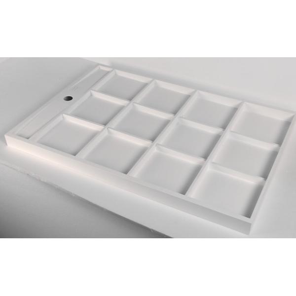 Modern Design Solid Surface Shower Base Non Toxic Eco Friendly