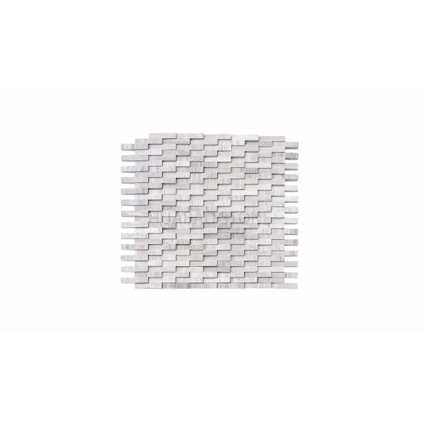 Premium Grey Marble Stone Mosaic Tiles Flooring Split Face Natural Decorative