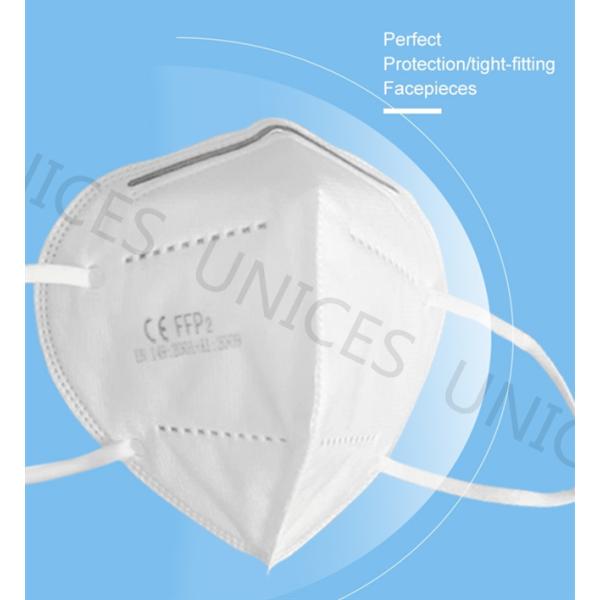 Anti Pollution Dust Face Mask , Foldable Dust Mask Respirator