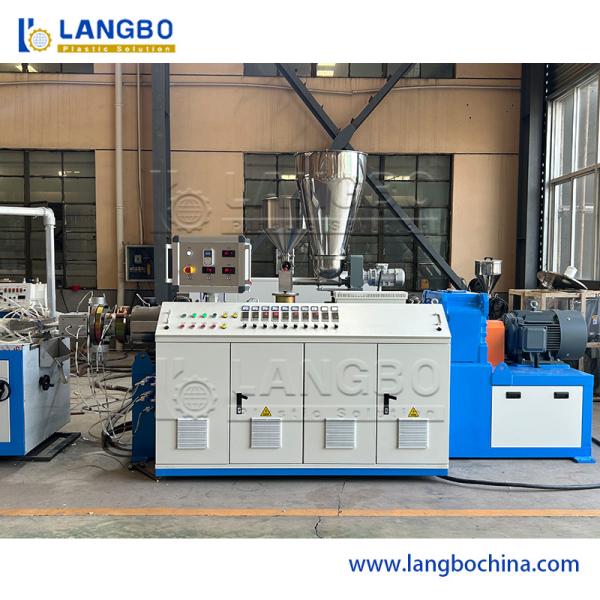 Plastic Profile Extrusion Line , PVC Window Ceiling Panel Decking Profile Production Line