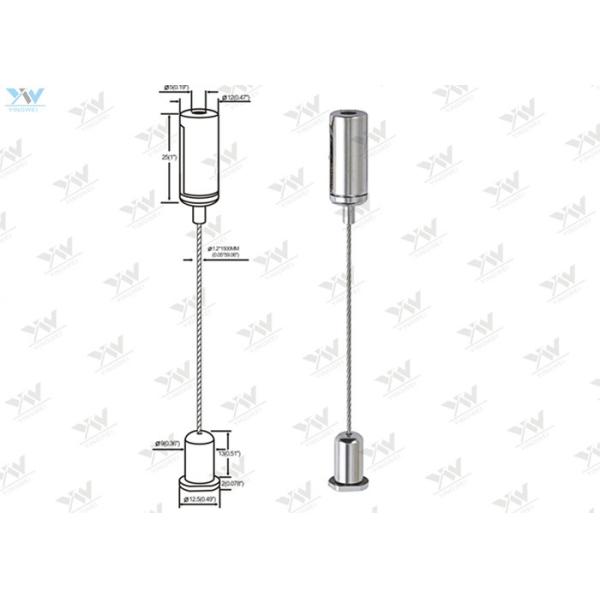 Customize Color Adjustable Wire Suspension Hanging Kit For Linear Light