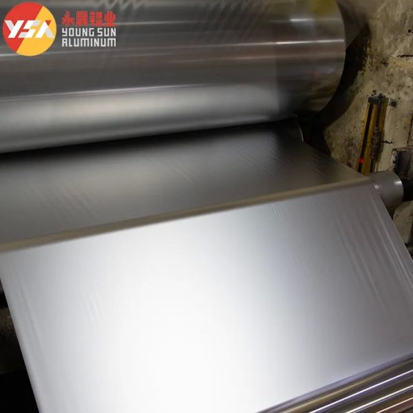 PET+AL Laminated Aluminum Foil Raw Material For Flexible Duct