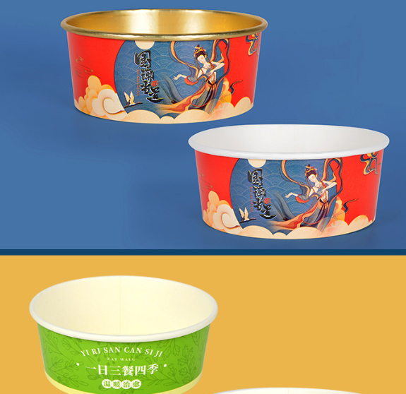 Heavy Duty Leakproof Biodegradable Aluminum Foil Bowl Takeaway Food Containers