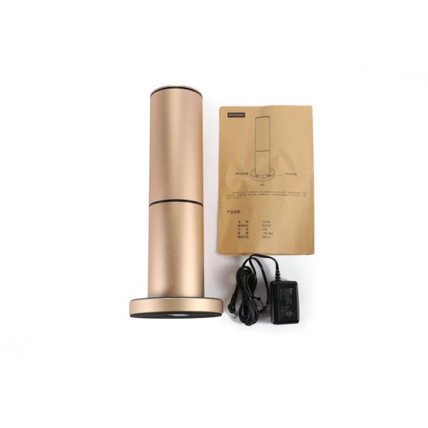 Gold Commercial Scent Machine , Cylindrical Air Freshener Machine For Hotels