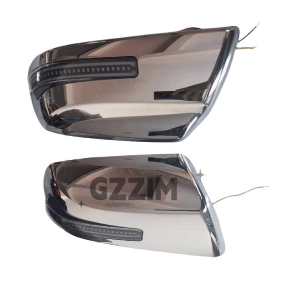 Black Rearview Mirror Cover For Toyota Tundra 2014 LED Light Side Mirror For Car Mirror Upgrade And Replacement