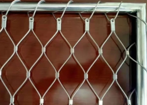 3mm Stainless Steel 304 Wire Rope Mesh for Bridge Protection and Safety Fencing