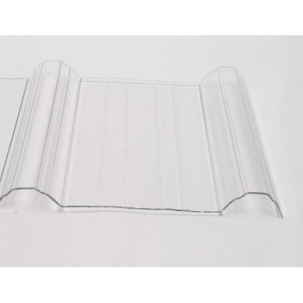 100% zhengfei Corrugated Transparent Plastic Roofing UV Virgin Material For Green Hous Sun Room Shed