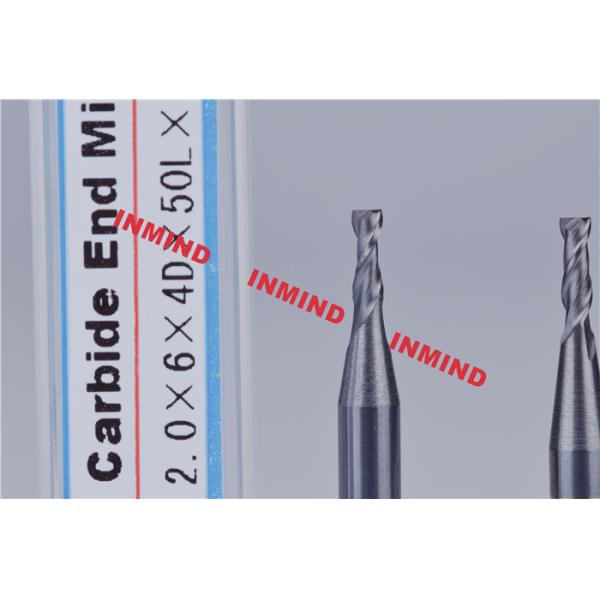 Standard Length Type 2 Flute 0.3mm Micro End Mill 0.6UM Grain Size