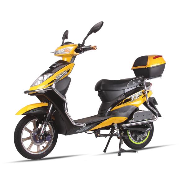 Aowa 2 Wheel Adult Electric Scooter 150 Kg Yellow Motorized Electric Scooter Bicycle