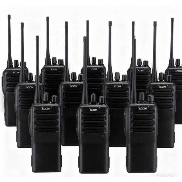 ICOM IC-F26 5 Watt UHF Walkie Talkie with 5-10km Long Range and IPX5 Water Resistance for Secure Communication