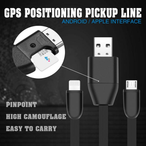 New 3-In-1 USB Data Cable Android/iPhone+Hidden Spy GSM Remote Audio Listening