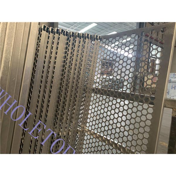 SGS 2.5mm 3.5mm Custom Perforated Aluminum Sheet With Welding & Stiffener