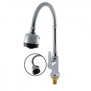 Cheap Modern Hot Cold Water Tap with Traditional Design Polished Zinc Single Handle Faucet for sale