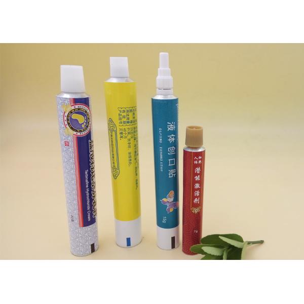 Skin Products Cream Squeeze Tube Packaging Custom Logo / Printing